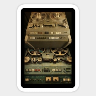 Vintage Sound System Mixed Setup Audio HiFi Sticker